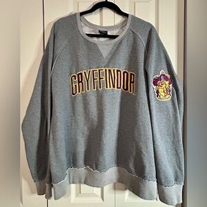 Universal Studios Harry Potter Gryffindor Gray Sweatshirt Size XL